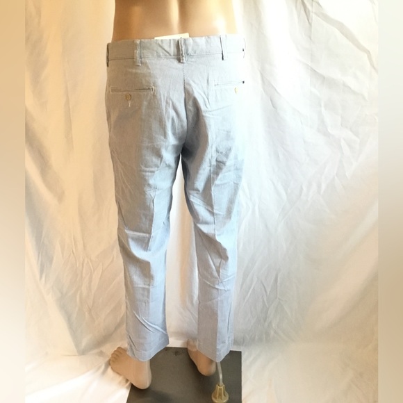 Polo Ralph Lauren Slim Fit Blue and White Pinstriped Pants NWT - Picture 2 of 10